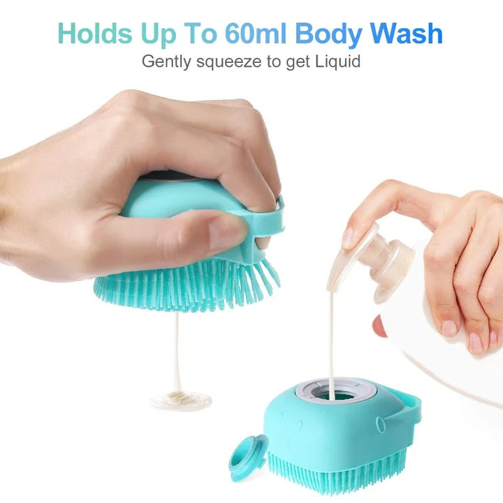 Pet Silicone Shampoo Brush & Massage Comb