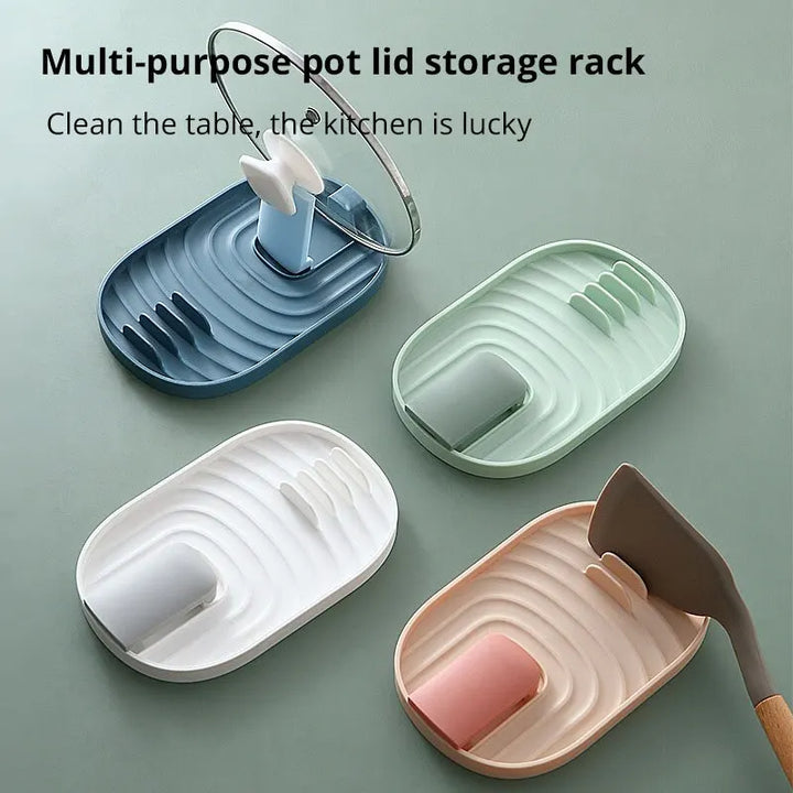 Nordic Silicone Pot Lid & Shovel Holder