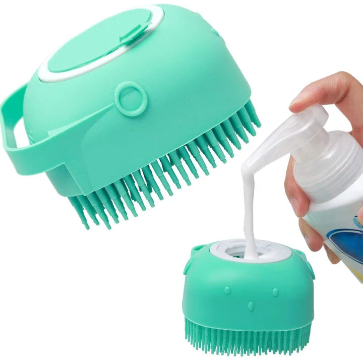 Pet Silicone Shampoo Brush & Massage Comb