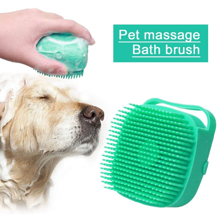 Pet Silicone Shampoo Brush & Massage Comb