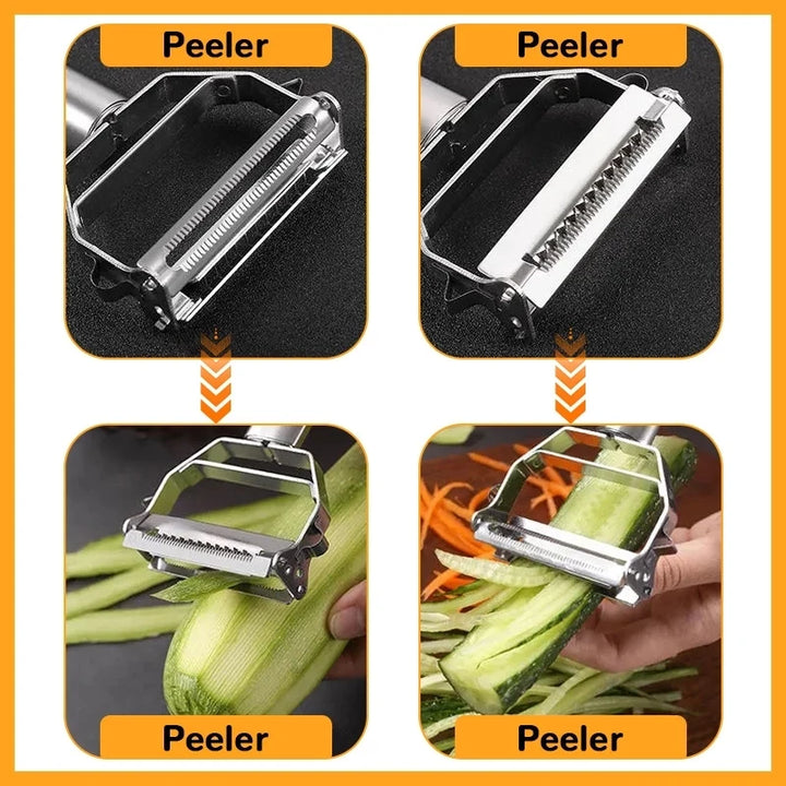 Multifunctional Kitchen Peeler for Vegetables and Fruits